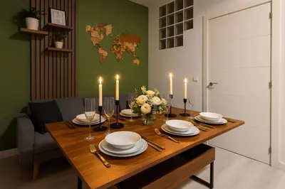 Plano de Downtown apartment 2 Bedrooms
