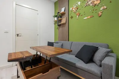 Zona de estar de Downtown apartment 2 Bedrooms