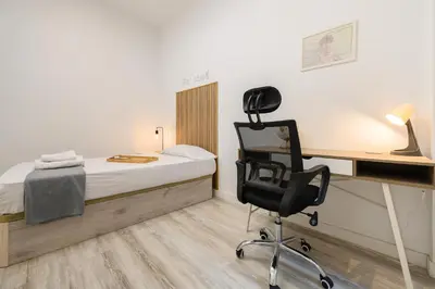 Cama o camas de una habitación en Los Angeles comfortable room and Temporary SBE1011