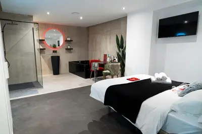 Cama o camas de una habitación en Mad Rooms