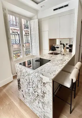 Una cocina o zona de cocina en Charming Plaza Mayor Views & Top location