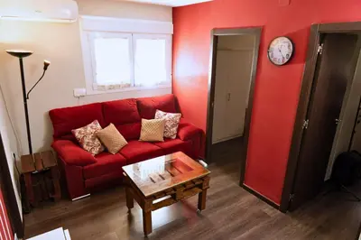 Zona de estar de Cozy Apartment in Ventas