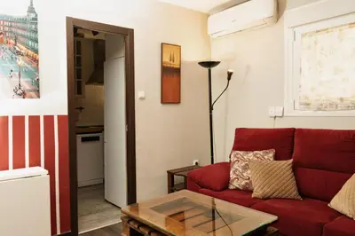 Zona de estar de Cozy Apartment in Ventas