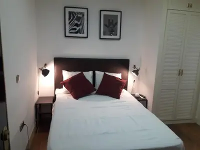 Cama o camas de una habitación en Exyca Chueca