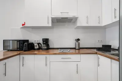 Una cocina o zona de cocina en Beautiful duplex in Tetuan - Jaen