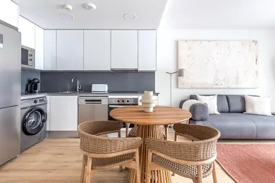 Una cocina o zona de cocina en Caterina Madrid Rio