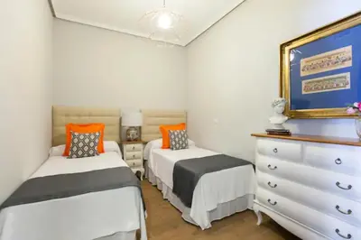 Cama o camas de una habitación en My City Home- Lujoso Apartamento en Sol