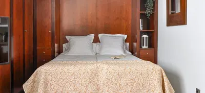 Cama o camas de una habitación en Estudio en Zona de Colon