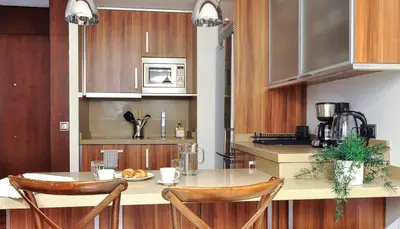 Una cocina o zona de cocina en Estudio en Zona de Colon