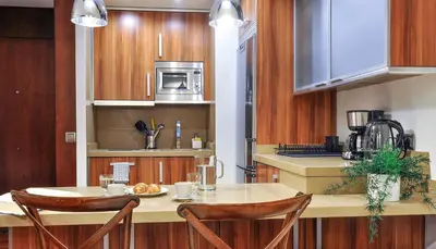 Una cocina o zona de cocina en Estudio en Zona de Colon