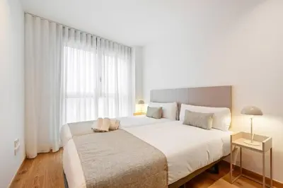 Cama o camas de una habitación en Elegance & comfort in Chamberi- 2A
