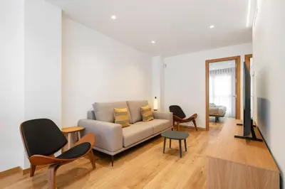 Zona de estar de Elegance & comfort in Chamberi- 2A