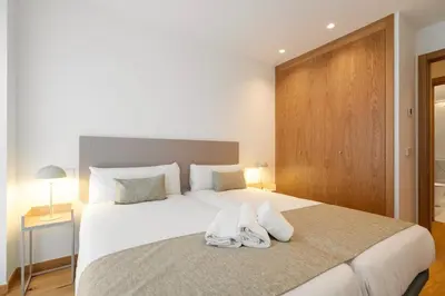 Cama o camas de una habitación en Elegance & comfort in Chamberi - 3A