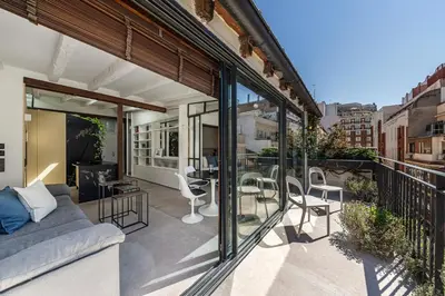 Un balcón o terraza de Waou Gran Via VII - Alquiler Corta Duración