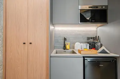 Una cocina o zona de cocina en Dobo Madrid Moncayo