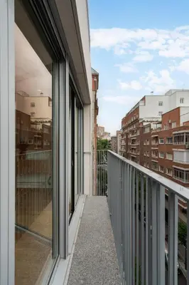 Un balcón o terraza de Elegance & comfort in Chamberi- 1C