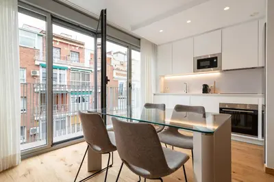 Una cocina o zona de cocina en Elegance & comfort in Chamberi- 2C