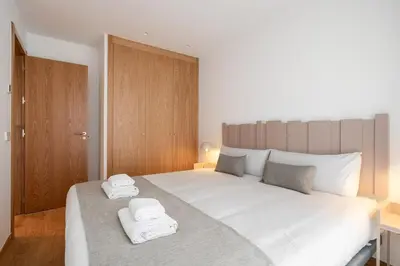Cama o camas de una habitación en Elegance & comfort in Chamberi- 4C