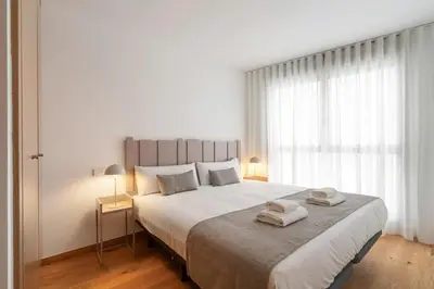 Cama o camas de una habitación en Elegance & comfort in Chamberi- 4C