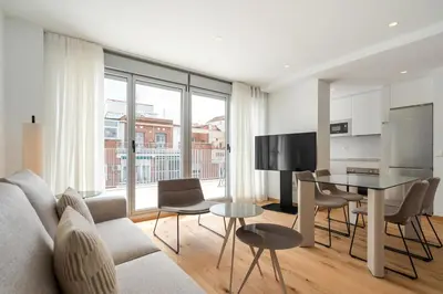 Una cocina o zona de cocina en Stunning penthouse in Chamberi- Ático B
