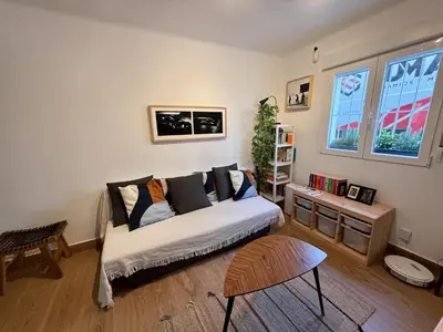 Cama o camas de una habitación en Fee4Me Bright and Central Flat
