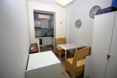 Una cocina o zona de cocina en Habitaciones en Luisa