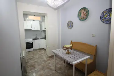 Una cocina o zona de cocina en Habitaciones en Luisa