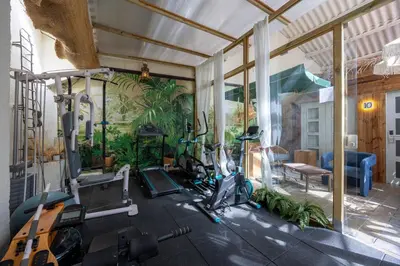 Gimnasio o instalaciones de fitness de Abalú Collection Hotel Life Gran Via