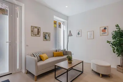 Zona de estar de Retiro City Center Apartment