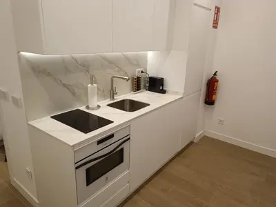 Una cocina o zona de cocina en Apartamentos BONDELA