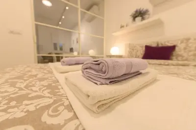 Cama o camas de una habitación en 1 bedroom apartment in the center of Madrid Temporary GDO41