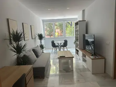 Zona de estar de Beautiful Apartment in Retiro