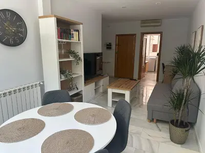 Zona de estar de Beautiful Apartment in Retiro