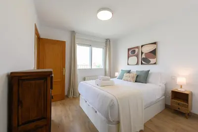 Cama o camas de una habitación en Modern 1 bedroom apartment with pool TEMPORAL VDP36