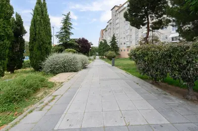 Jardín al aire libre en Modern 1 bedroom apartment with pool TEMPORAL VDP36