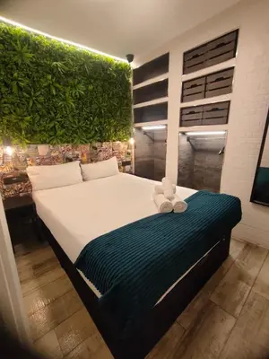 Cama o camas de una habitación en New York charm in the heart of Chueca - Barbara