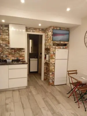 Una cocina o zona de cocina en New York charm in the heart of Chueca - Barbara