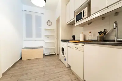 Una cocina o zona de cocina en Casa para 4 en Chamberí
