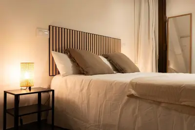 Cama o camas de una habitación en Casa para 4 en Chamberí