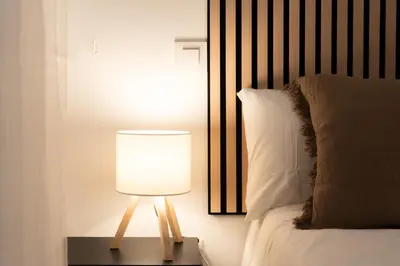 Cama o camas de una habitación en Casa para 4 en Chamberí