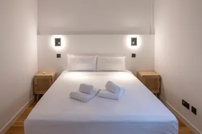 Cama o camas de una habitación en Spectacular apartment Bravo Murillo AC WIFI 3