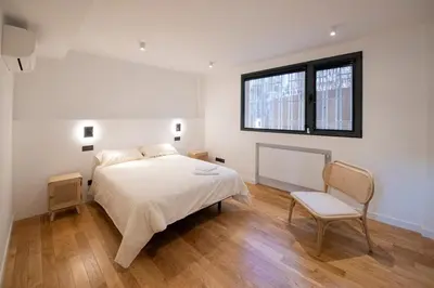 Cama o camas de una habitación en Spectacular apartment Bravo Murillo AC WIFI 4