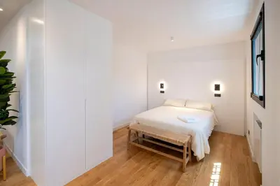 Cama o camas de una habitación en Spectacular apartment Bravo Murillo AC WIFI 4