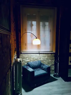 Zona de estar de El antiguo taller de Guantes