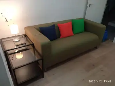 Zona de estar de Flat in Vallecas - Your Urban Oasis in Madrid
