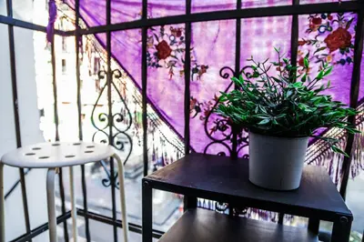 Un balcón o terraza de Hotel Maruja en Cascorro