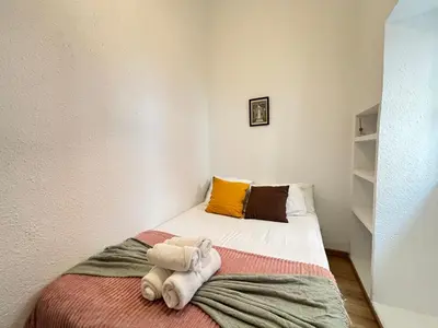 Cama o camas de una habitación en Ministriles Centro Temporal