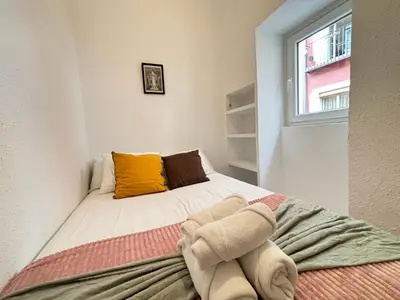 Cama o camas de una habitación en Ministriles Centro Temporal