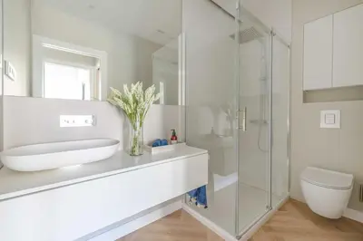 Un baño de Moderno apartamento junto a Plaza España