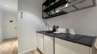 Una cocina o zona de cocina en Hotelito Boutique Madrid Pacífico